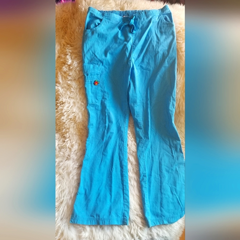 Butter soft ME Scrub pants, M blue like new